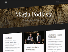Tablet Screenshot of magiapodlasia.pl